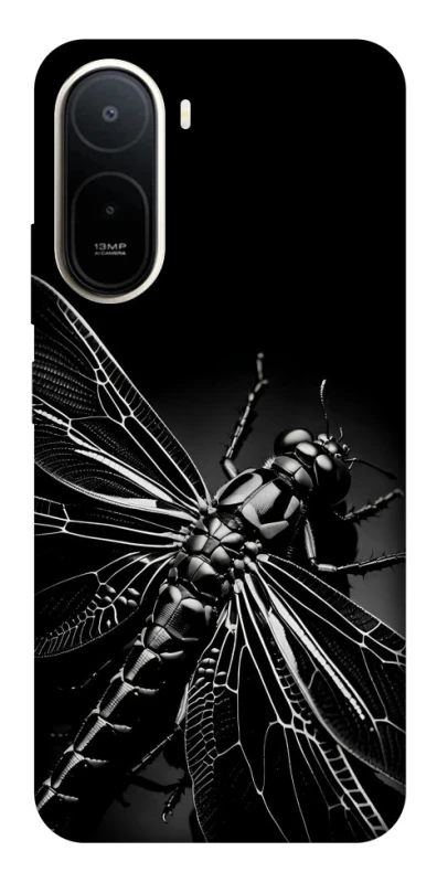 Чохол на Xiaomi Redmi A7 Pro 4G Black dragonfly фото 1 з 2