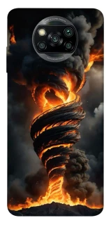 Чехол на Xiaomi Poco X3 NFC / Poco X3 Pro Огненный торнадо фото 1 из 1