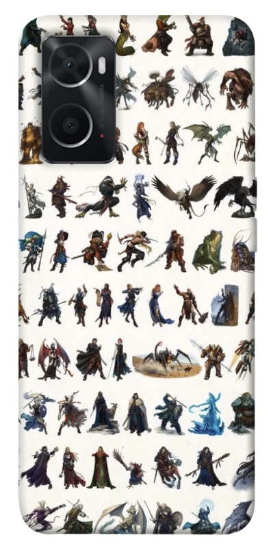 Чехол на Oppo A76 4G Character Selection фото 1 из 1