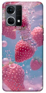 Чохол на Oppo Reno 7 4G Полуниця в воді фото 1 з 1