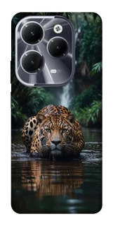 Чехол на Infinix Hot 40 Leopard in water фото 1 из 1