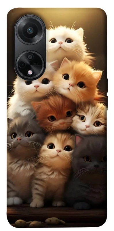 Чехол на Oppo A98 Чехол Kittie Love v2 фото 1 из 1