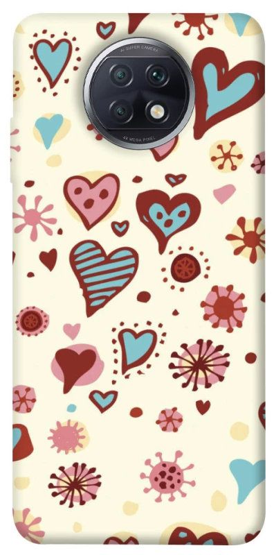 Чохол на Xiaomi Redmi Note 9 5G / Note 9T Pretty hearts фото 1 з 1