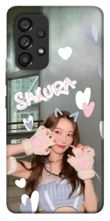 Чехол на Samsung Galaxy A53 5G Sakura - LE SSERAFIM фото 1 из 1