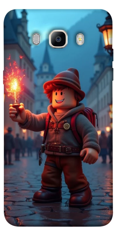 Чохол на Samsung J510F Galaxy J5 (2016) Roblox Fire Logo Blue Flames фото 1 з 1