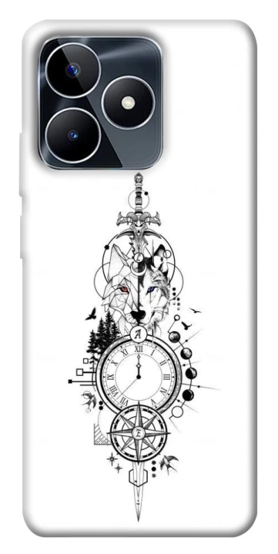 Чехол на Realme C53 Tattoo ver.8 фото 1 из 1