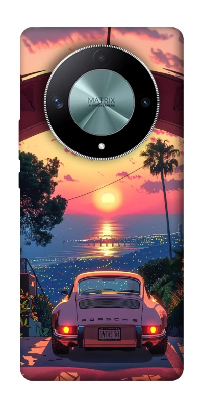 Чехол на Huawei Magic6 Lite Porsche at sunset фото 1 из 1