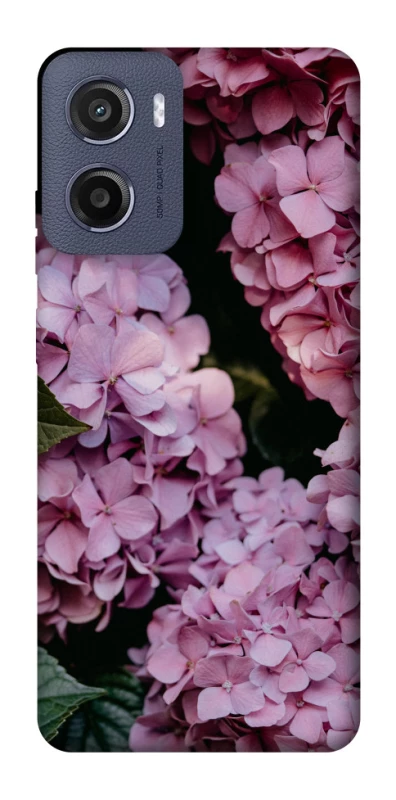 Чехол на Motorola Moto G05 Розовые гартензии фото 1 из 1