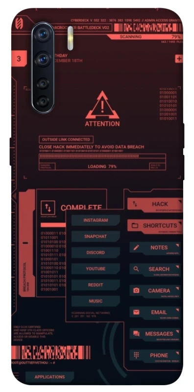 Чохол на Oppo A91 Attention фото 1 з 1