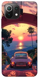 Чехол на Xiaomi Mi 11 Lite Porsche at sunset фото 1 из 1