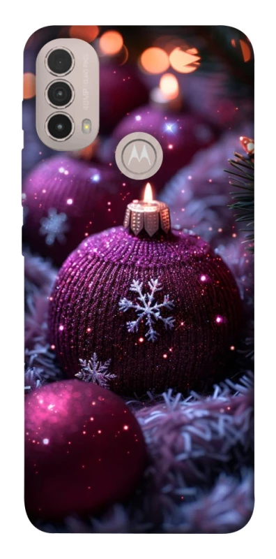 Чохол на Motorola Moto E40 Новорічний v45 фото 1 з 1