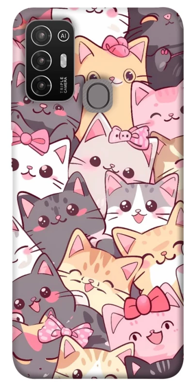 Чехол на ZTE Blade A52 Cute Cat фото 1 из 1