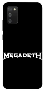 Чохол на Samsung Galaxy A02s Megadeth logo фото 1 Чохол на Samsung Galaxy A02s Megadeth logo фото 1 з 1