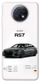 Чехол на Xiaomi Redmi Note 9 5G / Note 9T Audi RS7 фото 1 из 1