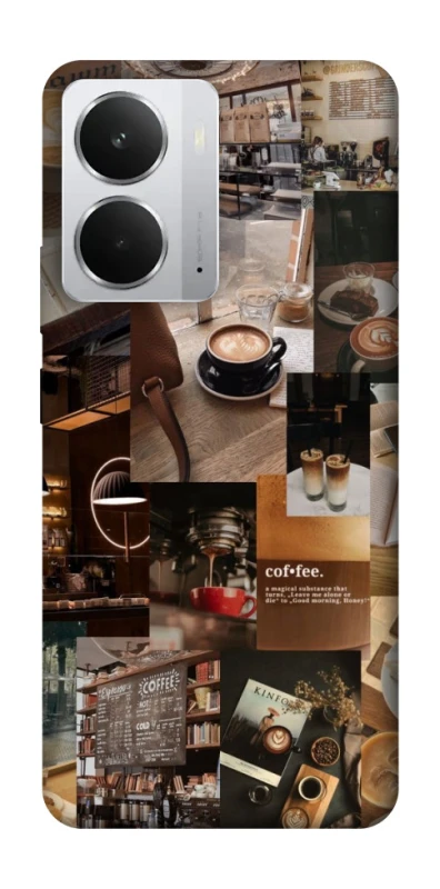 Чохол на Realme 14 Coffee collage ver.2 фото 1 з 1