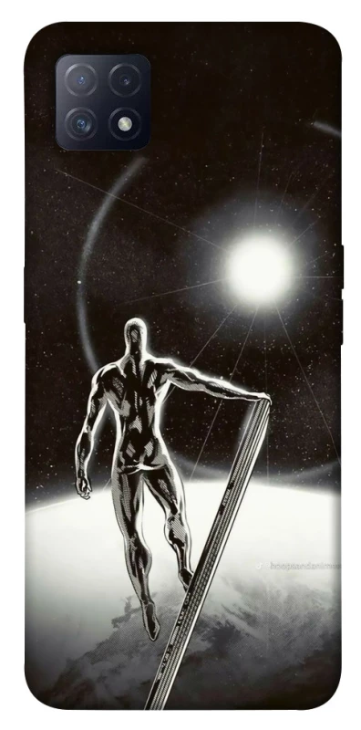 Чохол на Oppo A72 5G / A73 5G Срібний серфер фото 1 з 1