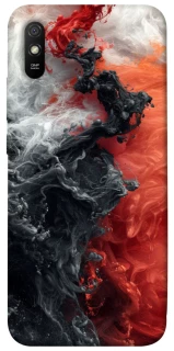 Чохол на Xiaomi Redmi 9A Black and Red фото 1 з 1