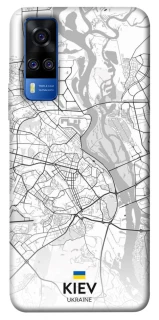 Чохол на Vivo Y51a Kiev white map фото 1 з 1