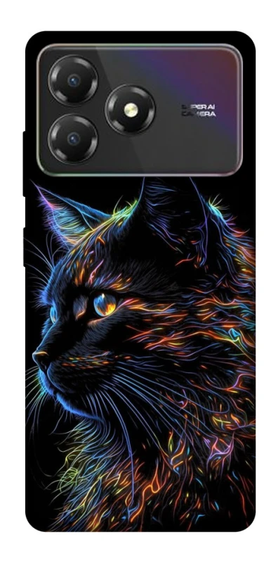 Чохол на ZTE Blade A36 Чорний кіт фото 1 з 1