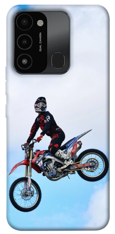 Чехол на TECNO Spark 8C Мотокросс фото 1 из 1