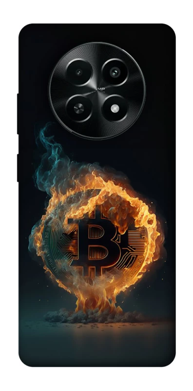 Чохол на Realme Narzo 70x Fire Bitcoin фото 1 з 1