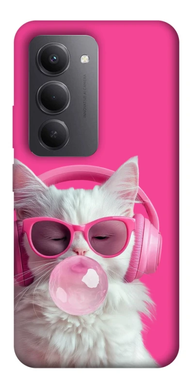 Чохол на Xiaomi Redmi 15 Pink kitty фото 1 Чохол на Xiaomi Redmi 15 Pink kitty фото 1 з 1