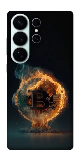 Чохол на Samsung Galaxy S26 Ultra Fire Bitcoin фото 1 з 1