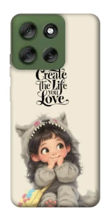 Чохол на Motorola Moto G56 5G Create the life you love фото 1 з 1