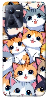 Чехол на Realme C35 Cute Cat v2 фото 1 из 1