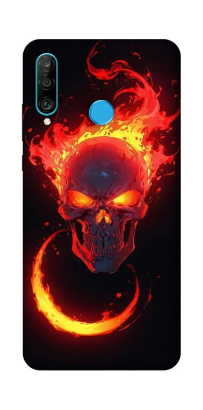 Чехол на Huawei P30 lite Blood Skull фото 1 из 1