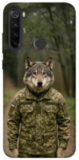 Чехол на Xiaomi Redmi Note 8T Волк защитник фото 1 из 1