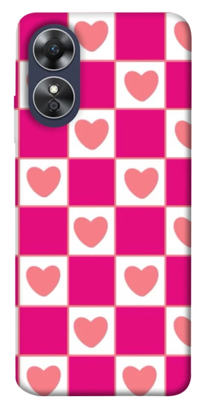 Чохол на Oppo A17 Chess heart фото 1 з 1