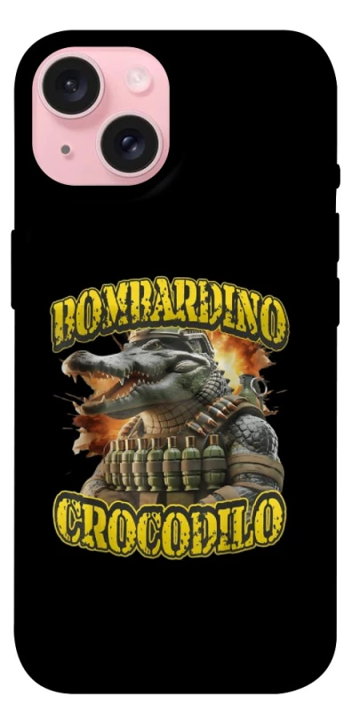 Чохол на Apple iPhone 15 (6.1") Bombardino Crocodilo фото 1 з 1