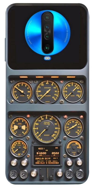 Чохол на Xiaomi Poco X2 Airplane instrument panel фото 1 з 1