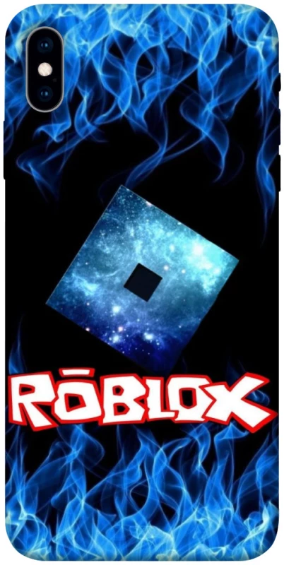 Чохол на Apple iPhone X (5.8") Roblox Galaxy Flame Logo фото 1 з 1