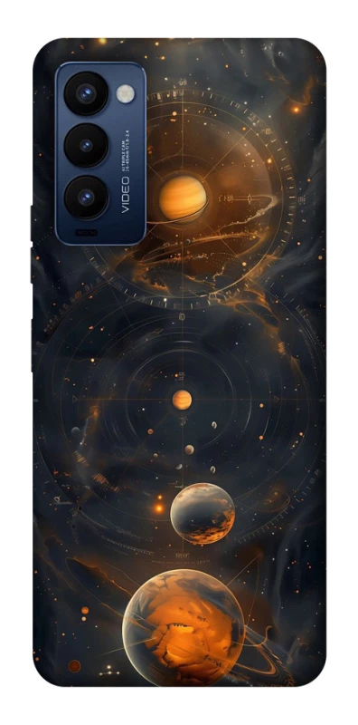 Чехол на TECNO Camon 18 Pro Солнечная система фото 1 из 1