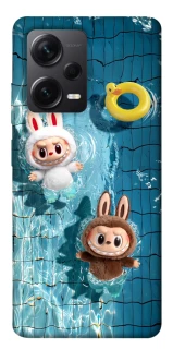 Чохол на Xiaomi Redmi Note 12 Pro 5G Labubu in the pool фото 1 з 1
