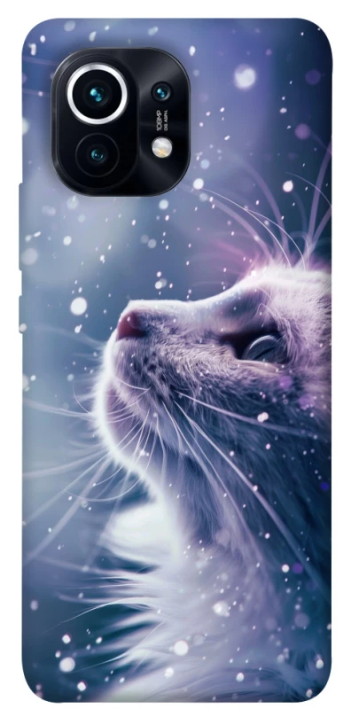 Чехол на Xiaomi Mi 11 Snow cat фото 1 из 1
