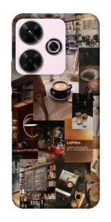 Чохол на Xiaomi Poco M6 4G Coffee collage ver.2 фото 1 з 1