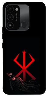 Чохол на TECNO Spark 8C Berserk Red Logo фото 1 з 1