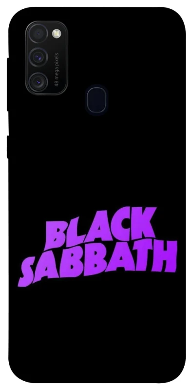 Чехол на Samsung Galaxy M21 Black Sabbath logo ver.1 фото 1 из 1