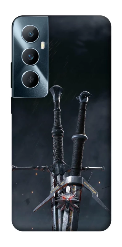 Чехол на Realme C65 4G Мечи Ведьмака фото 1 из 1