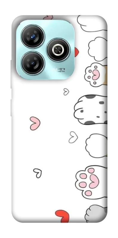 Чехол на ZTE Blade A75 4G Paws фото 1 из 1