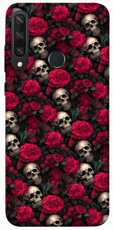 Чохол на Huawei Y6p Черепа та рози фото 1 з 1