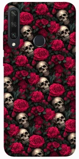 Чохол на Huawei Y6p Черепа та рози фото 1 з 1