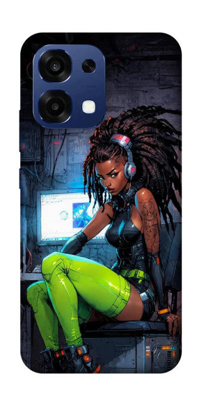 Чохол на Oppo A6 Pro 4G/5G Cyber girl фото 1 з 2
