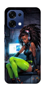 Чохол на Oppo A6 Pro 4G/5G Cyber girl фото 1 з 2