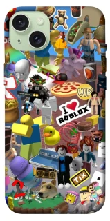 Чехол на Apple iPhone 15 Plus (6.7") Roblox collage ver.5 фото 1 из 1