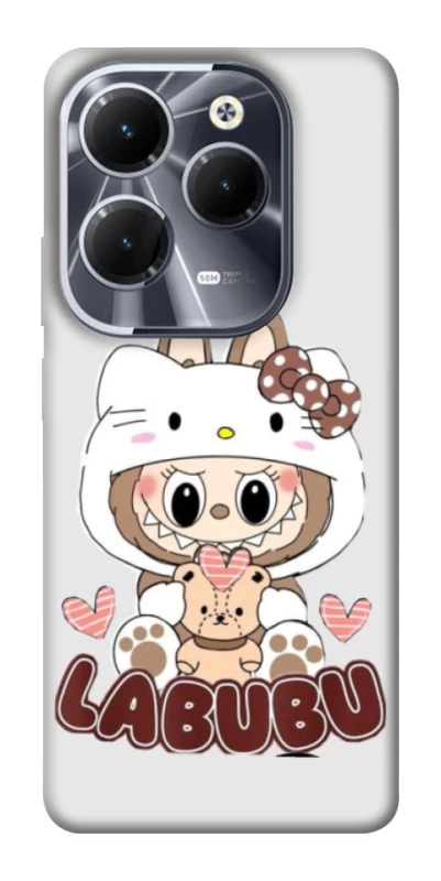 Чохол на Infinix Hot 40 Pro Hello Kitty Labubu фото 1 з 1