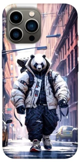 Чехол на Apple iPhone 12 Pro Max (6.7") Панда курьер фото 1 из 1
